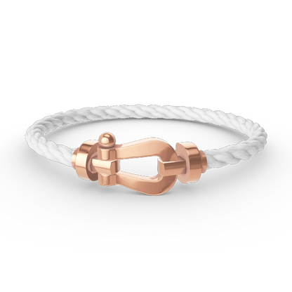 [Bling Jewelrys ]FORCE LARGE HORSESHOE NO DIAMOND BRACELET ROSE GOLD