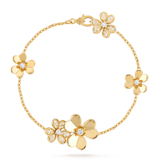 {
  "Bling Jewelrys ": "Bling Jewelrys ",
  "FRIVOLE GOLD 5 FLOWERS BRACELET": "FRIVOLE GOLD 5-BLÜTEN-ARMBAND"
}