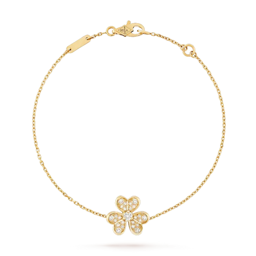 [Bling Jewelrys ]FRIVOLE GOLD-BLUMEN-DIAMANTARMBAND