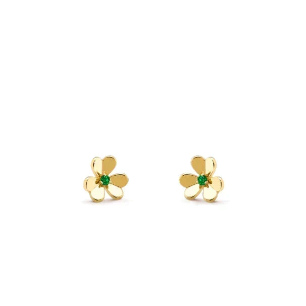 [Bling Jewelrys ]FRIVOLE  FLOWER MALACHITE EARRINGS
