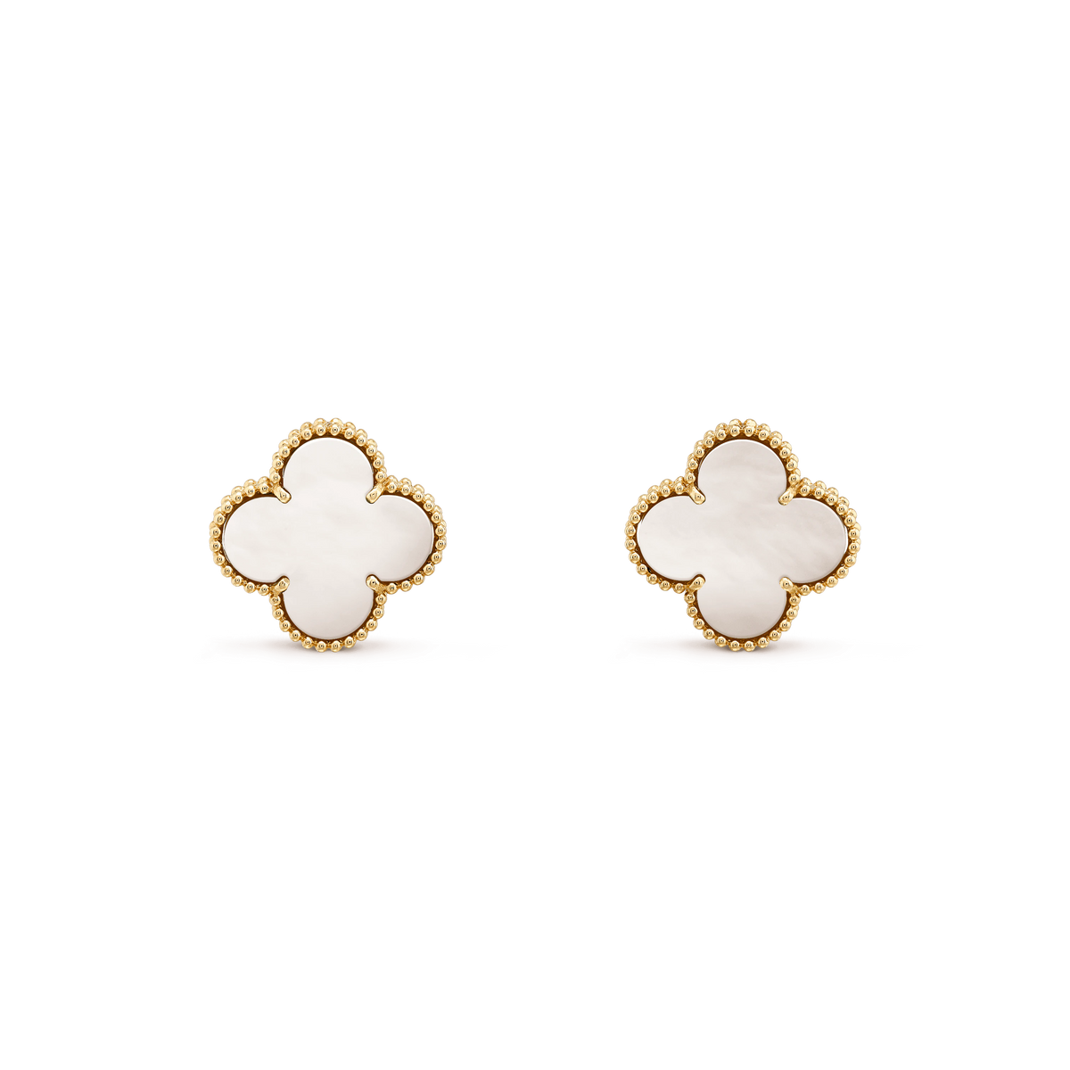 [Bling Jewelrys ]CLOVER MINI GOLD EARRINGS