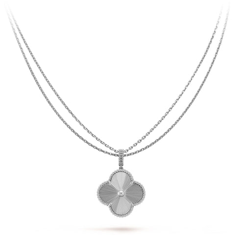 [Bling Jewelry] 25 MM KLEEBATT-HALSKETTE AUS SILBER