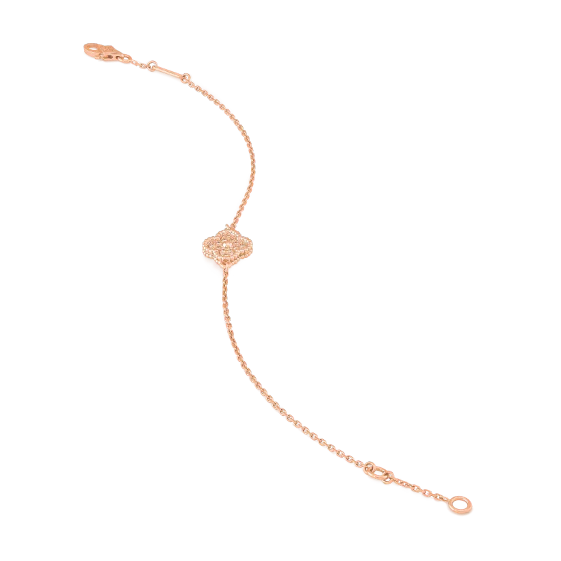 [Bling Jewelry] KLEEBATT-ARMBAND MIT EINZELNER BLÜTE