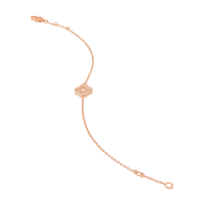[Bling Jewelry] KLEEBATT-ARMBAND MIT EINZELNER BLÜTE