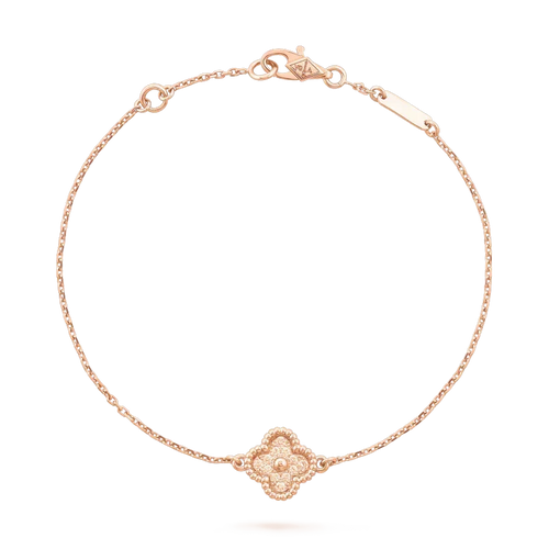 [Bling Jewelry] KLEEBATT-ARMBAND MIT EINZELNER BLÜTE