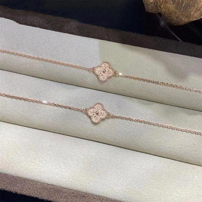 [Bling Jewelry] KLEEBATT-ARMBAND MIT EINZELNER BLÜTE