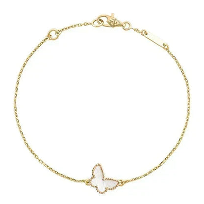 [Bling Jewelrys ]SCHMETTERLINGSARMBAND AUS DUNKLEM PERLMUTT