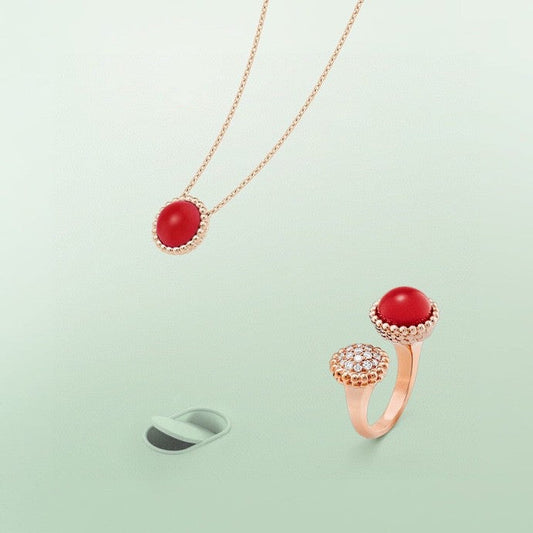 [Bling Jewelrys ]PERLEE COULEURS DIAMOND ROSE GOLD BETWEEN THE FINGER RING
