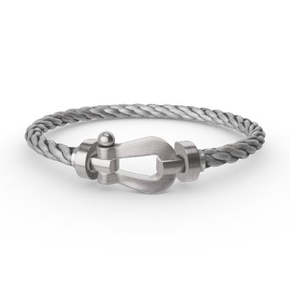[Bling Jewelrys ]FORCE LARGE HORSESHOE NO DIAMOND BRACELET SILVER