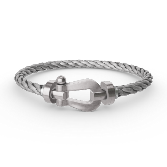 [Bling Jewelrys ]FORCE LARGE HORSESHOE NO DIAMOND BRACELET SILVER