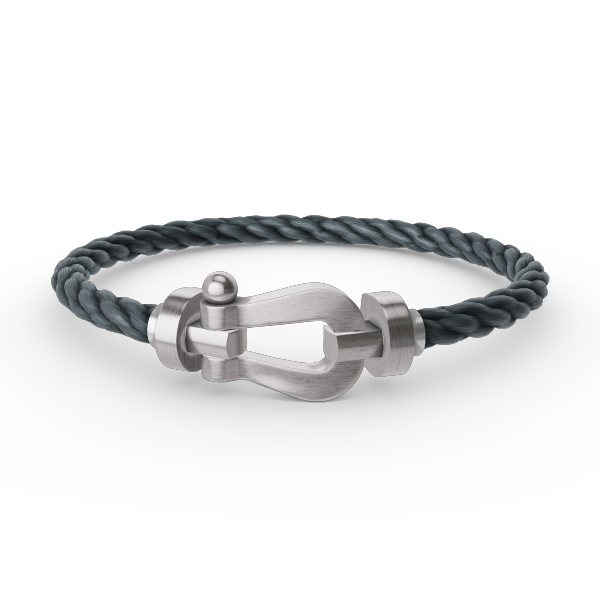 [Bling Jewelrys ]FORCE LARGE HORSESHOE NO DIAMOND BRACELET SILVER