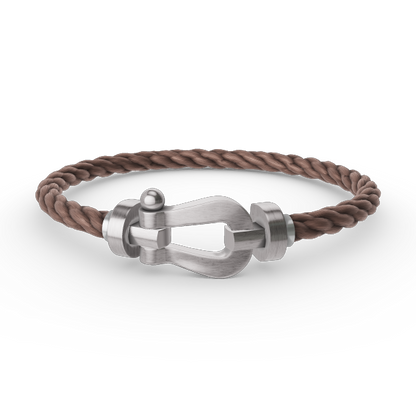[Bling Jewelrys ]FORCE LARGE HORSESHOE NO DIAMOND BRACELET SILVER