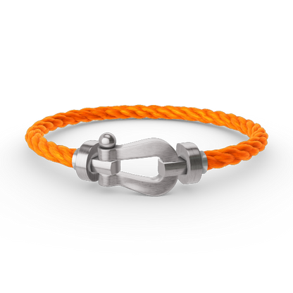 [Bling Jewelrys ]FORCE LARGE HORSESHOE NO DIAMOND BRACELET SILVER