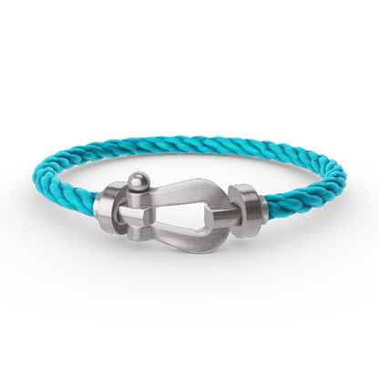 [Bling Jewelrys ]FORCE LARGE HORSESHOE NO DIAMOND BRACELET SILVER