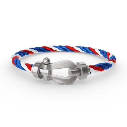 [Bling Jewelrys ]FORCE LARGE HORSESHOE NO DIAMOND BRACELET SILVER