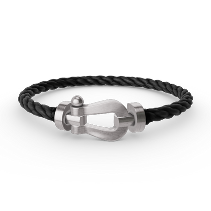 [Bling Jewelrys ]FORCE LARGE HORSESHOE NO DIAMOND BRACELET SILVER