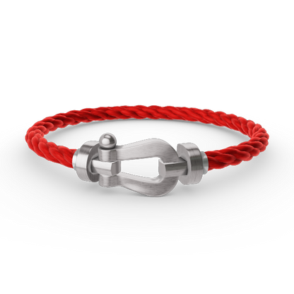 [Bling Jewelrys ]FORCE LARGE HORSESHOE NO DIAMOND BRACELET SILVER