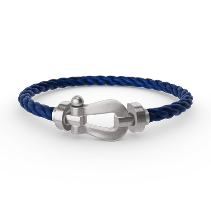 [Bling Jewelrys ]FORCE LARGE HORSESHOE NO DIAMOND BRACELET SILVER