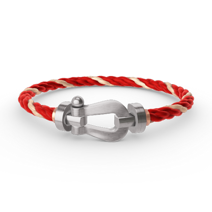 [Bling Jewelrys ]FORCE LARGE HORSESHOE NO DIAMOND BRACELET SILVER