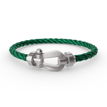[Bling Jewelrys ]FORCE LARGE HORSESHOE NO DIAMOND BRACELET SILVER