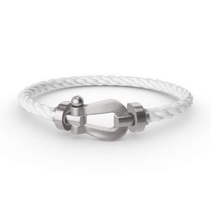 [Bling Jewelrys ]FORCE LARGE HORSESHOE NO DIAMOND BRACELET SILVER