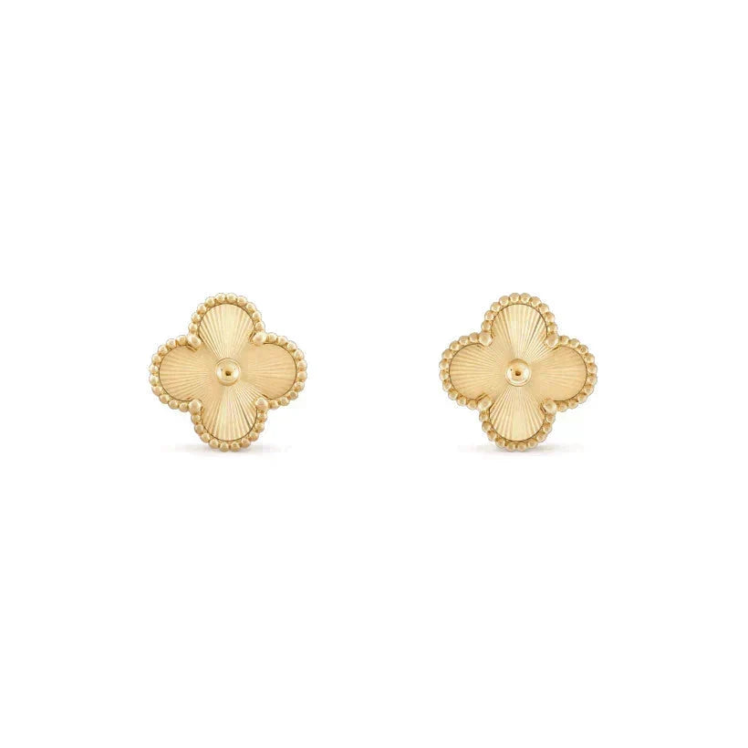[Bling Jewelrys ]CLOVER MEDIUM 1 MOTIFS LASER EARRINGS