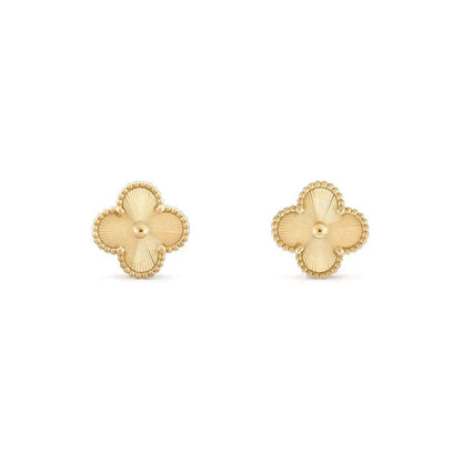 [Bling Jewelrys ]CLOVER MEDIUM 1 MOTIFS LASER EARRINGS