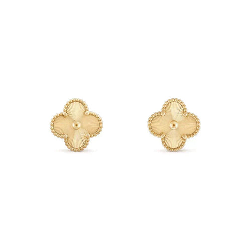 [Bling Jewelrys ]CLOVER MEDIUM 1 MOTIFS LASER EARRINGS