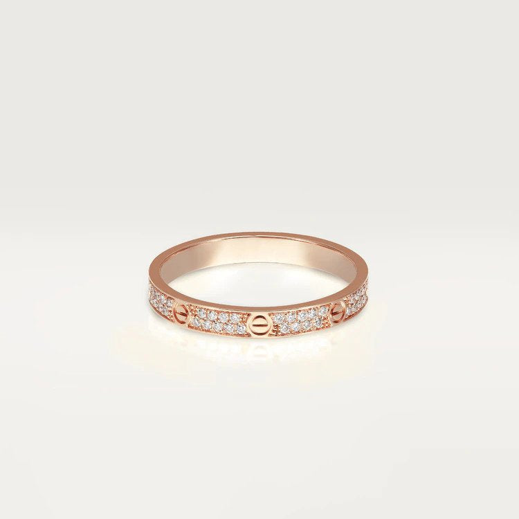 [Bling Jewelrys ]LOVE RING 2.65MM DIAMOND