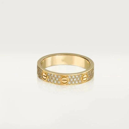 [Bling Jewelry] LIEBESRING 3,6 MM DIAMANTBESETZT
