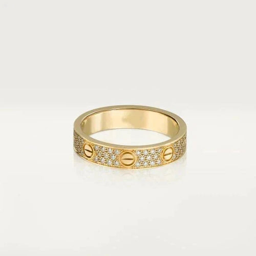 [Bling Jewelry] LIEBESRING 3,6 MM DIAMANTBESETZT