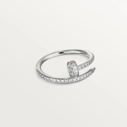 [Bling Jewelrys ]JUSTE RING 1.8MM SILVER DIAMONDS