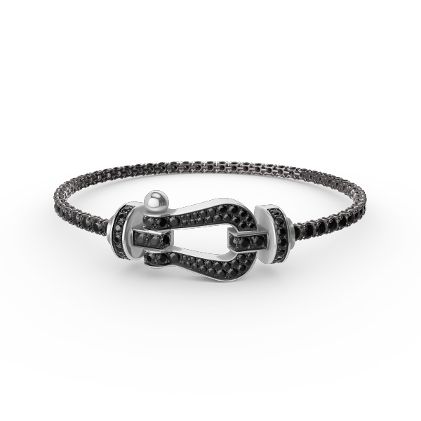 [Bling Jewelrys] GROSSES HORSESHOE-TENNISARMBAND MIT VOLLBESATZ