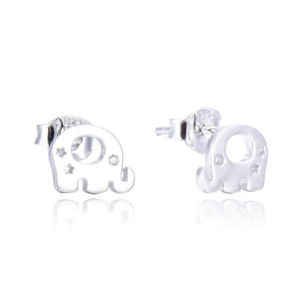 Animal Style Lovely Elephant Stud Earrings  Women 925 Sterling Silver Earrings Stud New Fashion