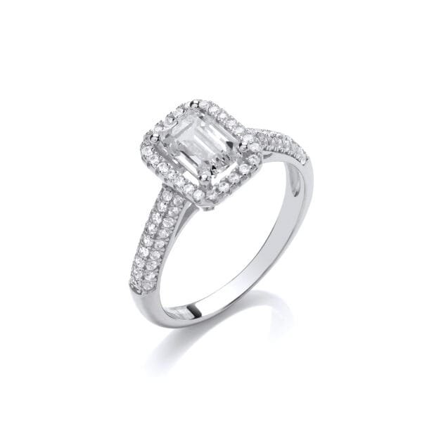 fashion 925 sterling silver jewelry cz main stone rings engagement rings for women