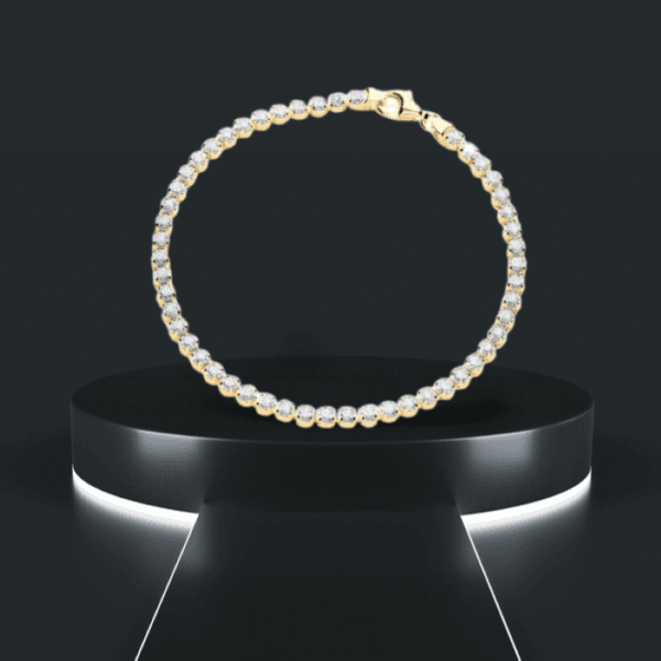 fine jewelry classic jewelry 925 sterling silver 14k 18k gold plated classic fine tennis bracelet