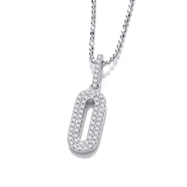 gorgeous luxury 925 silver jewelry necklace cz stone pendant zero pendants chain necklace for party gift